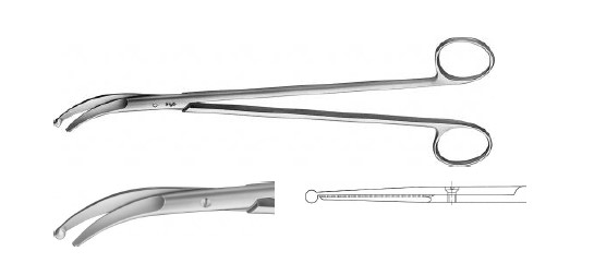 КАЙБЕК НОЖИЦІ ВИГНУТ. КУЛЬКОВ. 260MM